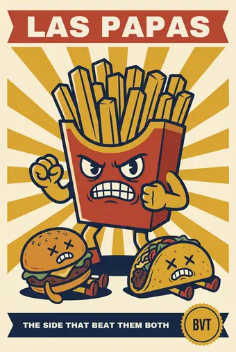 Burgers vs Tacos poster: THE SIDE THAT BEAT THEM BOTH